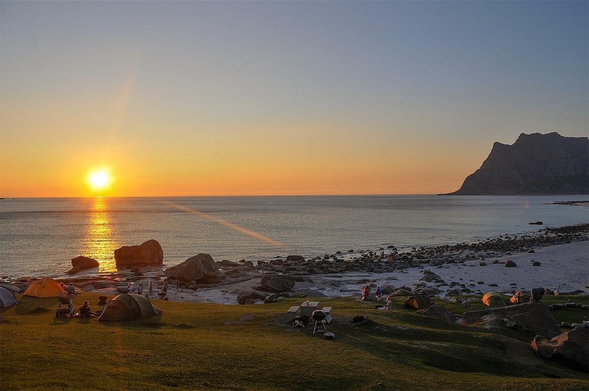 Midnight sun